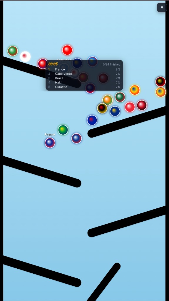 Team Race — marble obstacle course for many teams